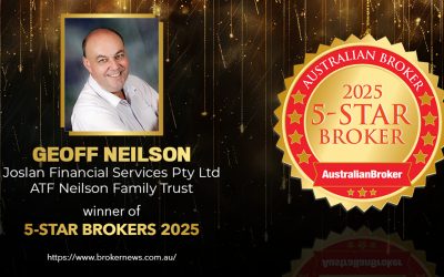 Geoff Neilson Earns Prestigious Recognition in the 2025 Australian Broker 5-Star Brokers